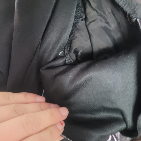 Pretty Little Thing black strip dress size us 24 - Picture 7 of 11